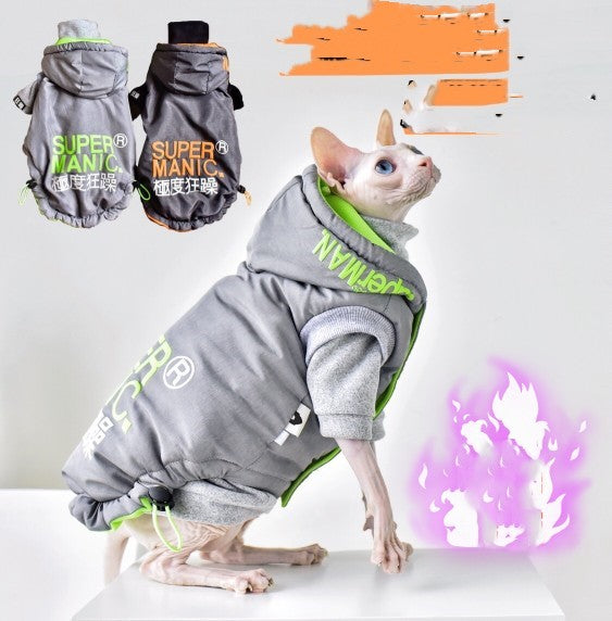 Winter Coat for Hairless Cats