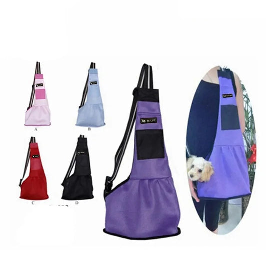 TAILUP Pet Carrier: Premium Mesh Sling Bag for Your Puppy, Chihuahua, Yorkies, and Small Cats