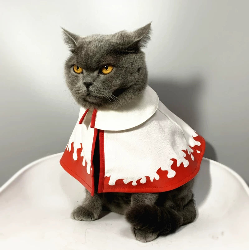 Naruto Cat Cloak: Summer Thin Cat Clothes for Anti-Hair Loss & Air Conditioning Comfort