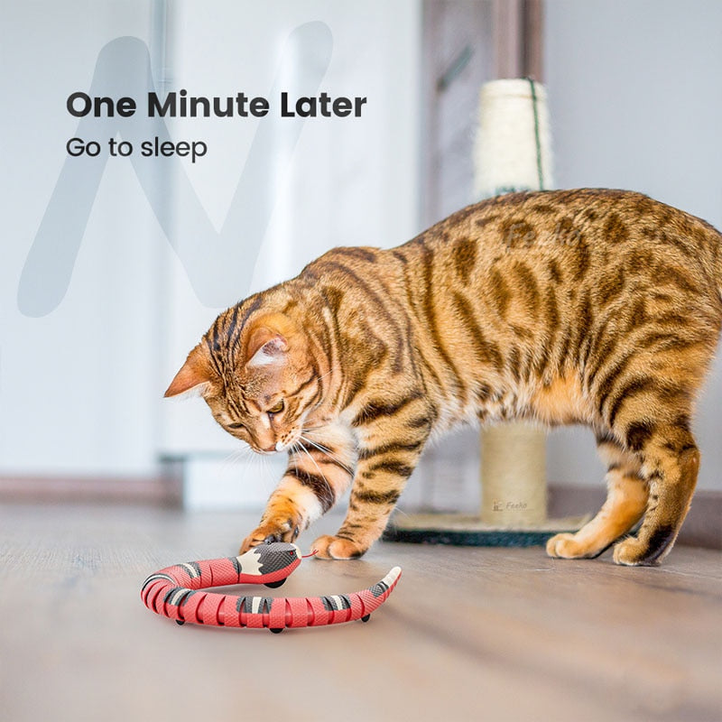 Smart Snake Cat Toy: Electric Interactive Fun for Cats