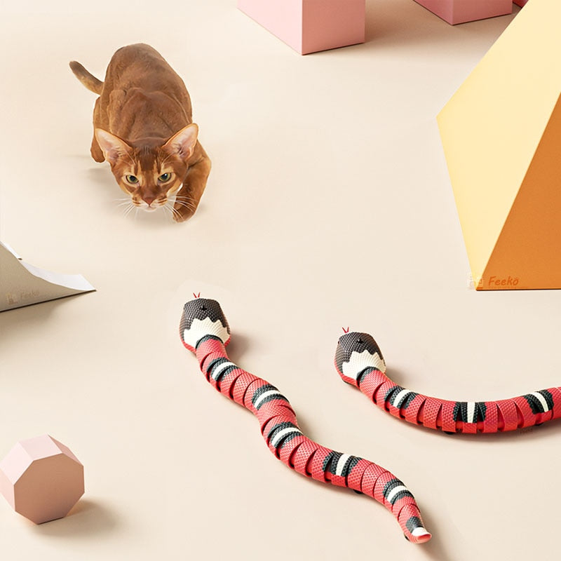 Smart Snake Cat Toy: Electric Interactive Fun for Cats