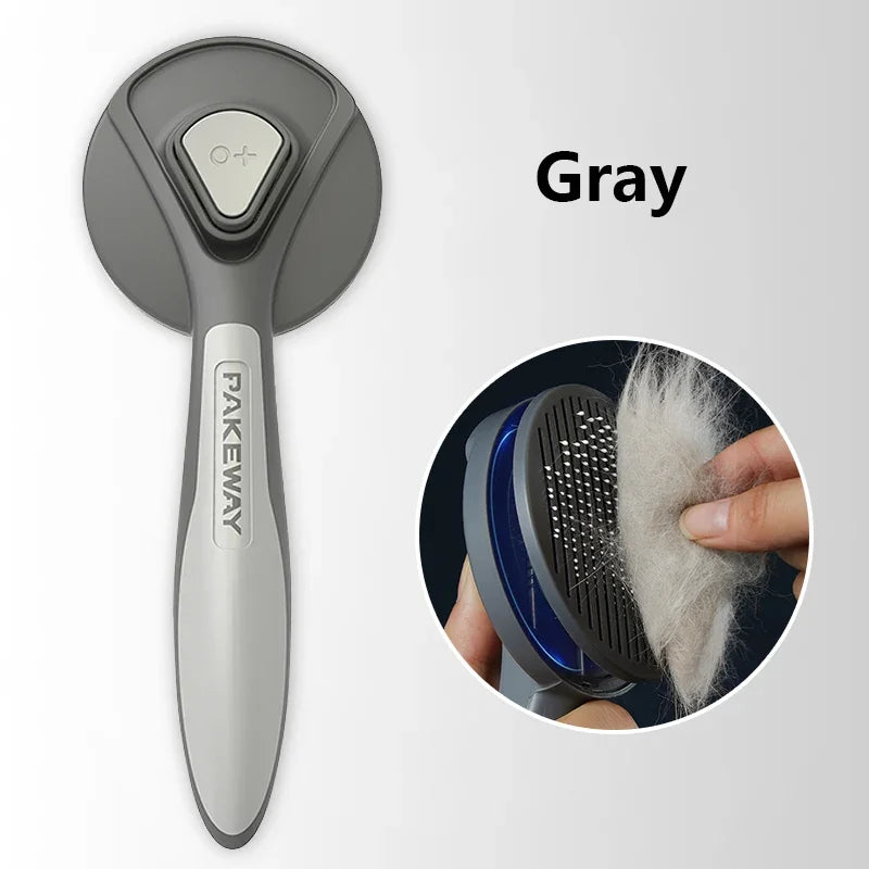 Self-Cleaning Pet Grooming Comb - Hair Remover for Cats & Dogs