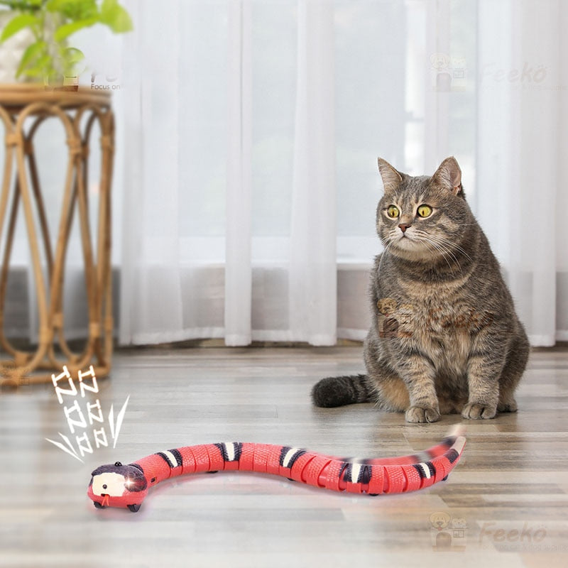 Smart Snake Cat Toy: Electric Interactive Fun for Cats