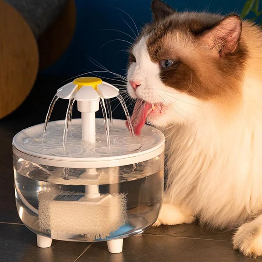 Pet Water Fountain: Automatic Cat Drink Bowl with Filter USB Electric Mute Pet Drinking Dispenser