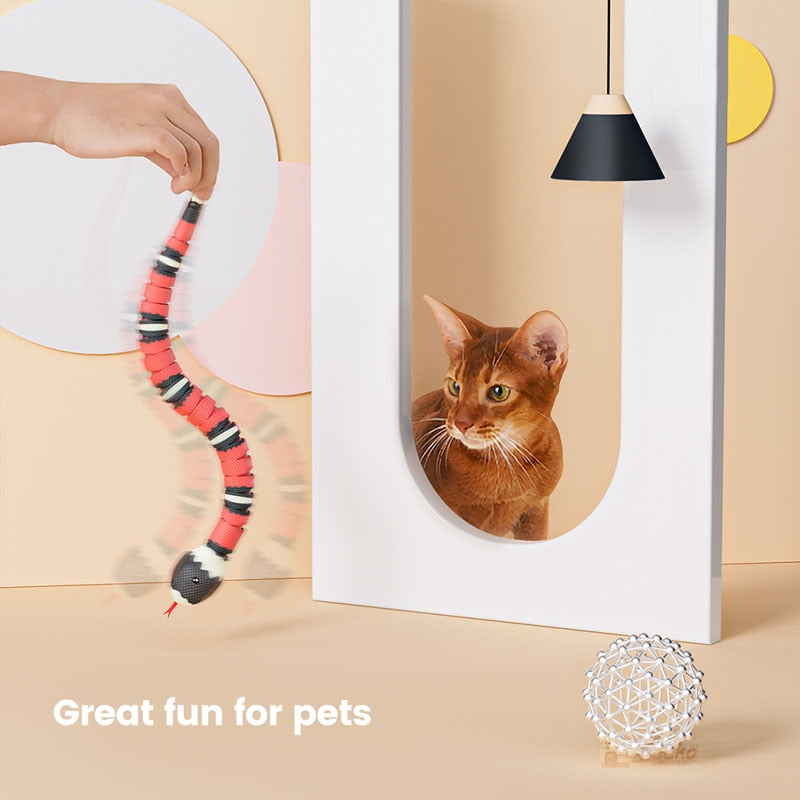 Smart Snake Cat Toy: Electric Interactive Fun for Cats